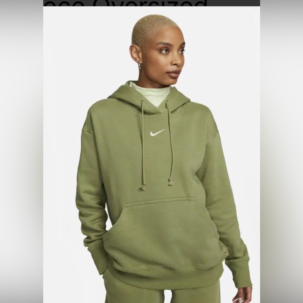 Nike phoenix fleece oversized pullover hoodie
